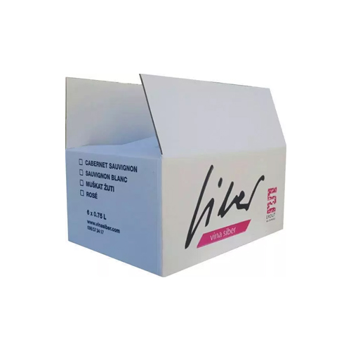Transportna kartonska kutija za vino s tiskom Transportna kartonska kutija za vino s tiskom